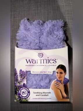 Warmies Lavender Plush Microwavable Neck Wrap - Purple